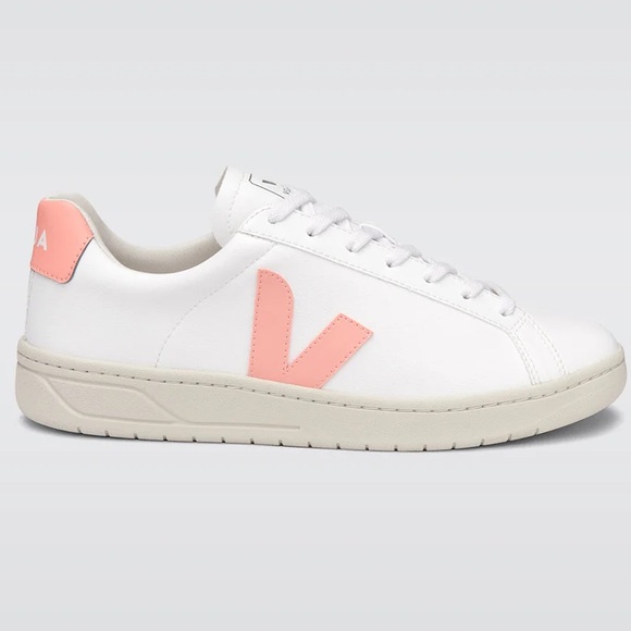 Veja Shoes - Veja 8 Urca Bicolor Low-Top Sneakers in Pink and White